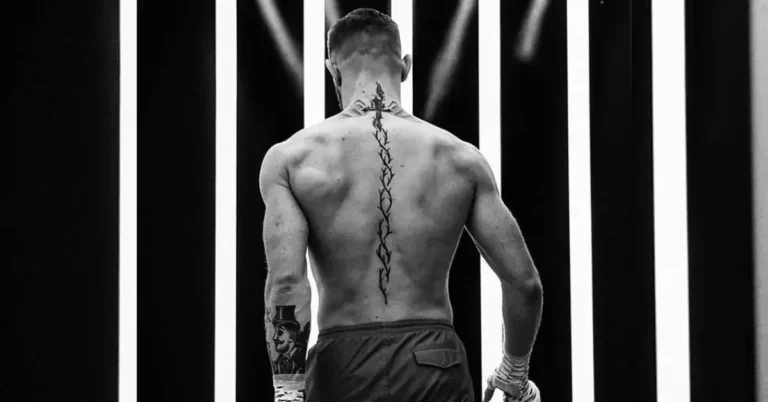 masculine mens spine tattoos
