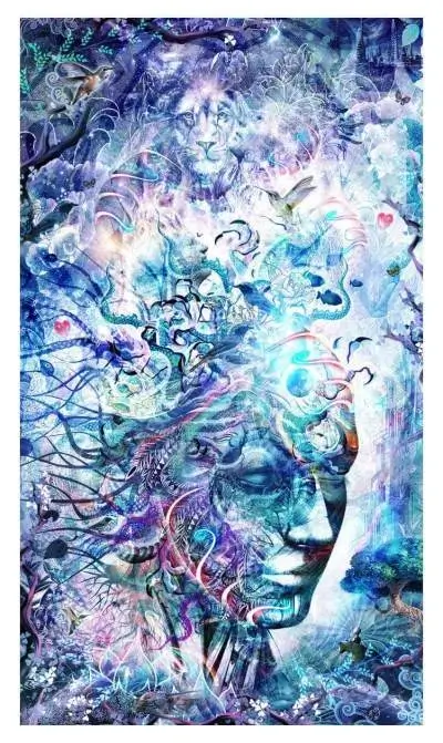 divine feminine energy art by hillis pugh