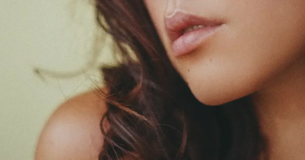 lips of woman