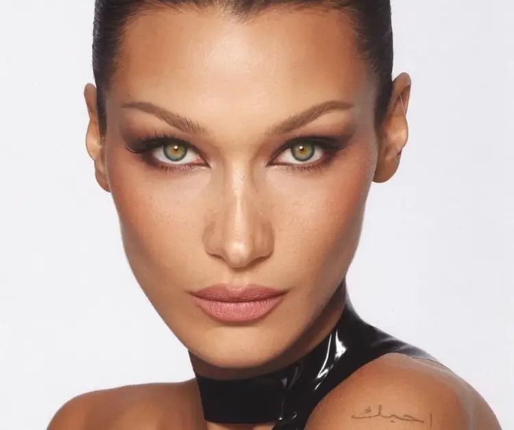 bella hadid as a celebrity with dark feminine energy