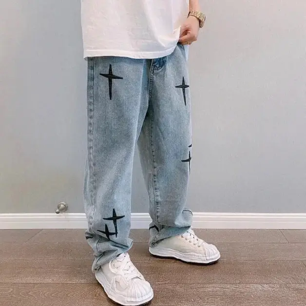 baggy jeans 2000s fashion for men