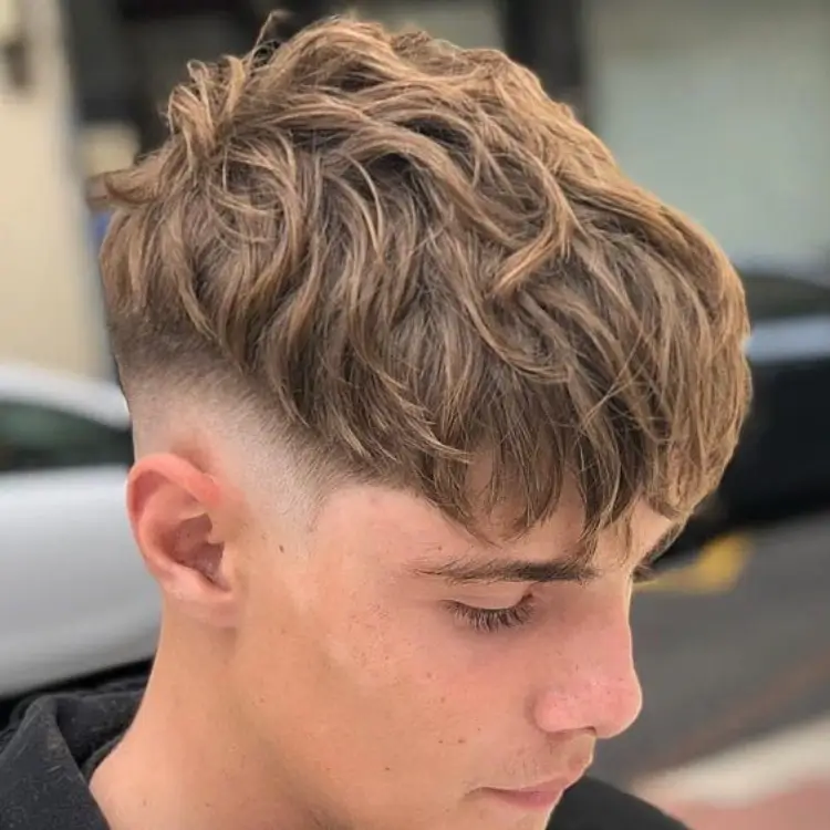 hairstyle blonde for men