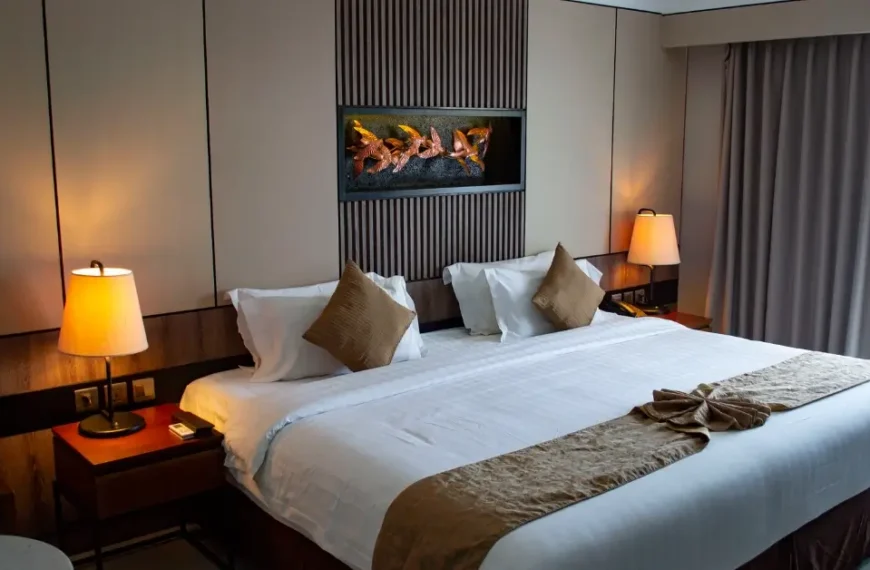 modern masculine bedroom